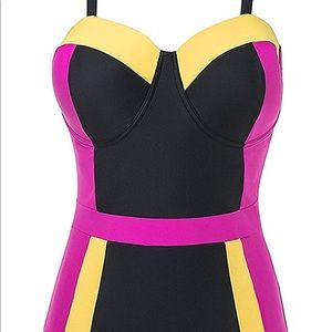 Color block swimsuit